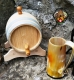 Schnapsfass Metfass - Holzfass 3 Liter Eiche leer.